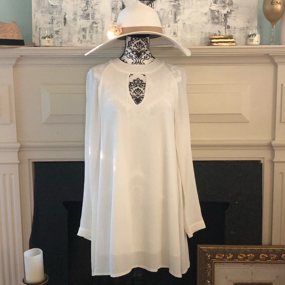 Sheer White Dress by Tobi